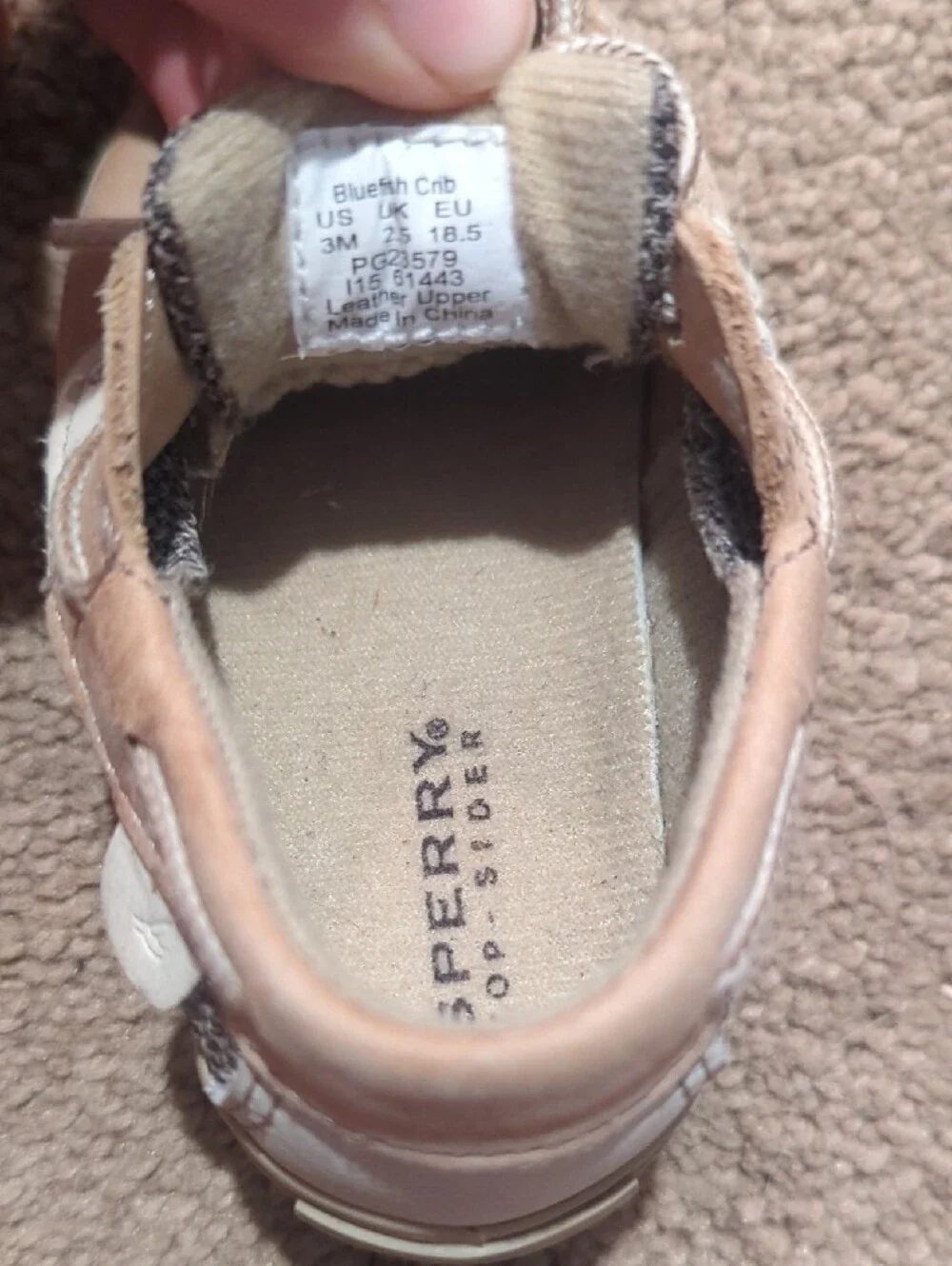 Sperry Toddler Boat Shoes Bluefish Crib Topsider